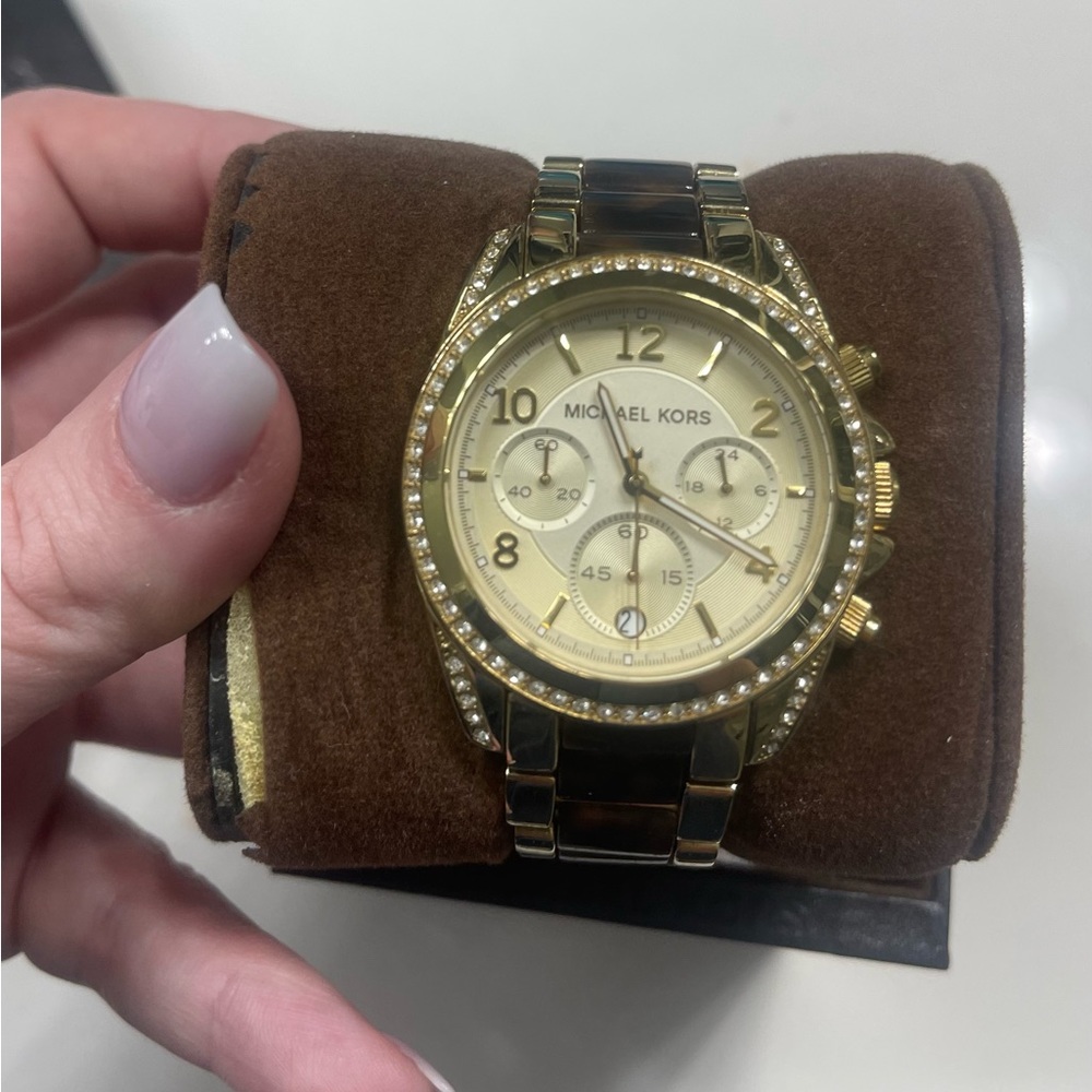 Michael Kors watch (Tortoise & Gold)